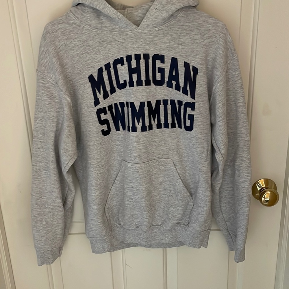 michigan swim hoodie